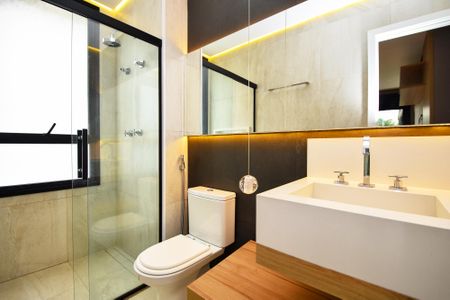Apartamento à venda com 85m², 2 quartos e 1 vaga Apartamento à venda com 85m², 2 quartos e 1 vagaBanheiro da Suíte