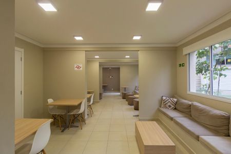 Apartamento para alugar com 32m², 2 quartos e sem vaga Área Comum - Salão de Festas  