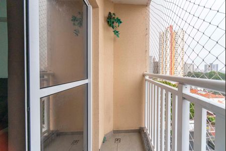 Varanda da Sala de apartamento para alugar com 1 quarto, 37m² em Vila Assunção, Santo André