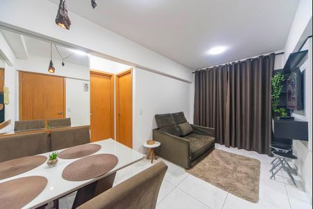 Sala de apartamento para alugar com 1 quarto, 37m² em Vila Assunção, Santo André