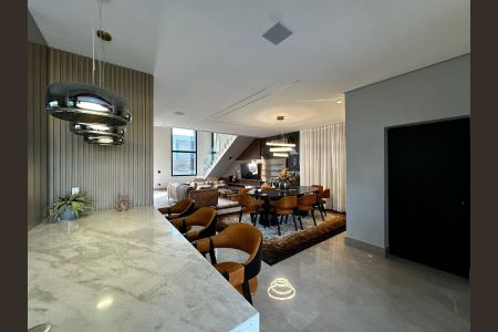 Casa de condomínio para alugar com 420m², 3 quartos e 4 vagasSala