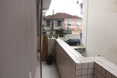 Varanda da Sala de casa para alugar com 2 quartos, 75m² em Macuco, Santos