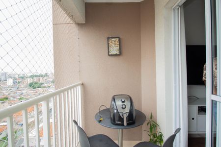 Varanda da Sala de apartamento para alugar com 2 quartos, 54m² em Vila Siqueira (zona Norte), São Paulo