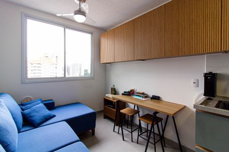 Sala de apartamento para alugar com 1 quarto, 25m² em Água Branca, São Paulo