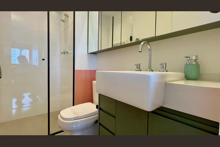 Studio à venda com 67m², 1 quarto e 1 vagaBanheiro da Suíte