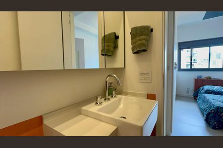 Studio à venda com 67m², 1 quarto e 1 vagaBanheiro da Suíte