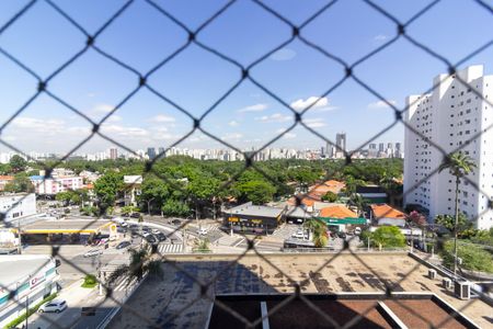 Vista Sala de apartamento à venda com 2 quartos, 85m² em Santo Amaro, São Paulo