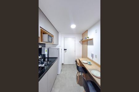 Cozinha de apartamento para alugar com 1 quarto, 25m² em Tatuapé, São Paulo