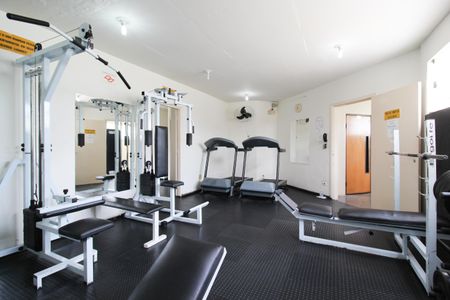 Studio para alugar com 34m², 1 quarto e 1 vaga Studio para alugar com 34m², 1 quarto e 1 vagaÁrea comum - Academia