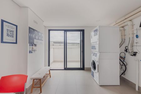 Studio para alugar com 23m², 1 quarto e sem vaga Studio para alugar com 23m², 1 quarto e sem vagaLavanderia