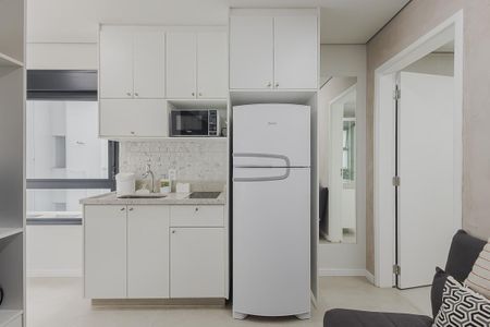 Studio para alugar com 23m², 1 quarto e sem vaga Studio para alugar com 23m², 1 quarto e sem vagaCozinha