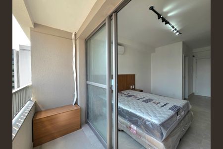 Studio para alugar com 26m², 1 quarto e sem vagaVaranda