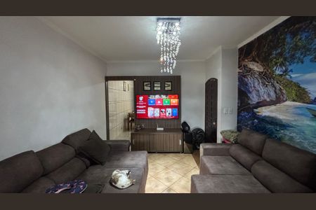 Sala de casa à venda com 3 quartos, 106m² em Condomínio Maracanã, Santo André