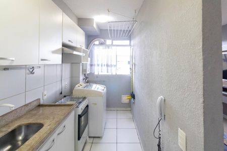 Apartamento para alugar com 44m², 2 quartos e sem vagaCozinha e Área de Serviço