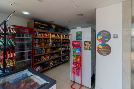 Apartamento à venda com 43m², 1 quarto e 1 vagaMini mercado