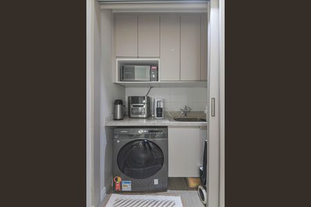 Apartamento à venda com 34m², 2 quartos e sem vagaCozinha - Lavanderia Integrada