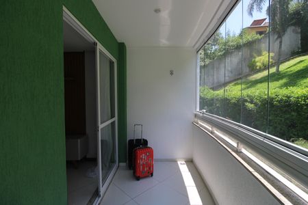 Sala - Varanda de apartamento para alugar com 3 quartos, 99m² em Pechincha, Rio de Janeiro