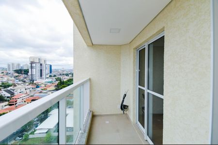Varanda da Sala de apartamento para alugar com 2 quartos, 55m² em Vila Galvão, Guarulhos