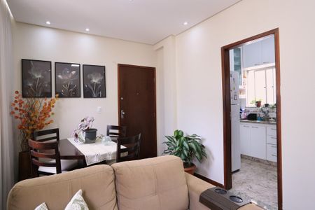 Sala de apartamento à venda com 3 quartos, 65m² em União, Belo Horizonte