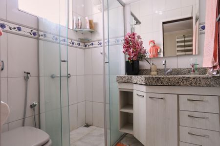 Banheiro da Suíte de apartamento à venda com 3 quartos, 65m² em União, Belo Horizonte