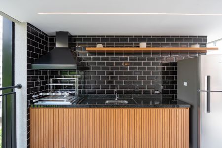 Studio à venda com 30m², 1 quarto e sem vagaChurrasqueira