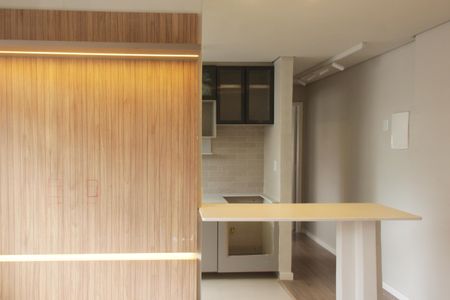 Sala de apartamento para alugar com 1 quarto, 50m² em Gonzaga, Santos