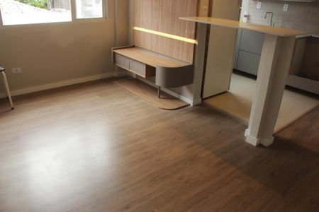 Sala de apartamento para alugar com 1 quarto, 50m² em Gonzaga, Santos