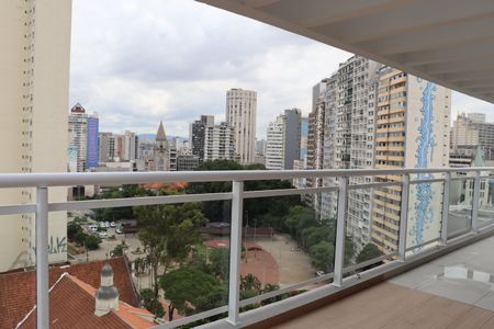 Studio para alugar com 33m², 1 quarto e 1 vagaChurrasqueira