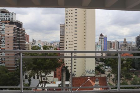 Studio para alugar com 33m², 1 quarto e 1 vagaChurrasqueira