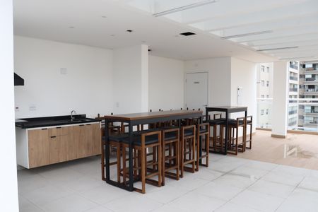 Studio para alugar com 33m², 1 quarto e 1 vagaChurrasqueira