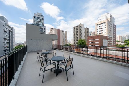 Studio à venda com 30m², 1 quarto e sem vagaChurrasqueira