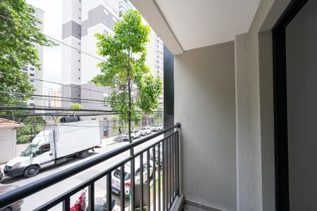 Studio à venda com 29m², 1 quarto e sem vagaVaranda