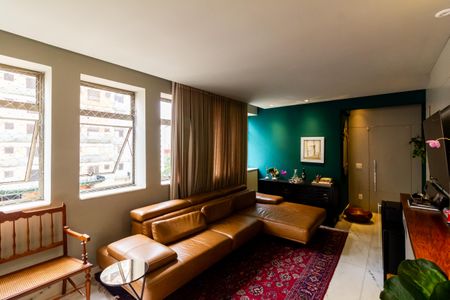 Sala de apartamento para alugar com 3 quartos, 110m² em Funcionários, Belo Horizonte