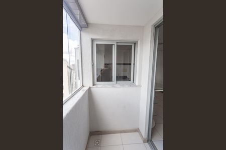 Varanda na Sala de apartamento para alugar com 1 quarto, 45m² em Lourdes, Belo Horizonte