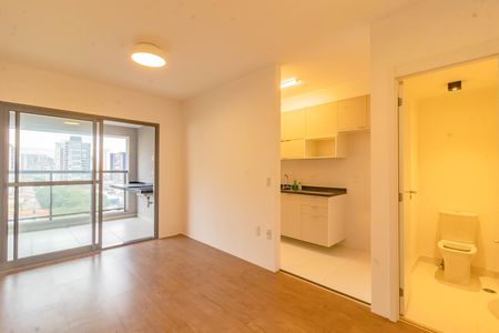 Sala/cozinha de apartamento à venda com 1 quarto, 50m² em Vila Clementino, São Paulo