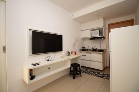 Sala de apartamento para alugar com 1 quarto, 27m² em Guará, Brasília