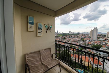 Varanda da Sala de apartamento à venda com 3 quartos, 71m² em Vila Lageado, São Paulo