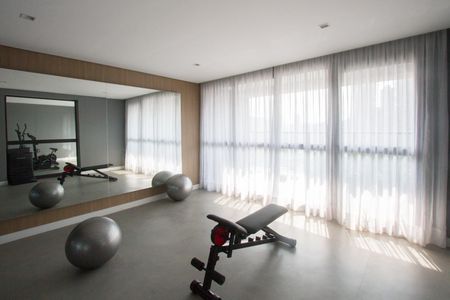 Studio para alugar com 27m², 1 quarto e 1 vaga Studio para alugar com 27m², 1 quarto e 1 vagaAcademia