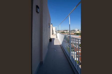 Varanda da Suíte  de apartamento para alugar com 1 quarto, 68m² em Parque Santos Dumont, Taboão da Serra