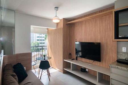 Sala / cozinha de apartamento à venda com 1 quarto, 33m² em Bela Vista, São Paulo