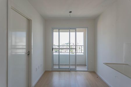 Sala e cozinha de apartamento à venda com 1 quarto, 25m² em Vila Dom Pedro I, São Paulo