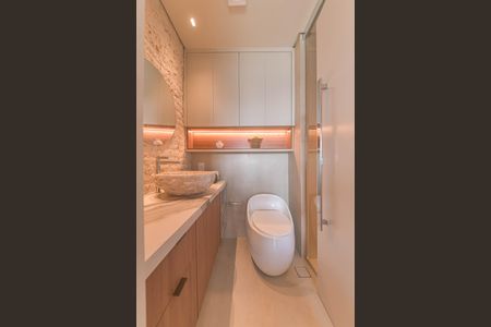 Apartamento para alugar com 62m², 1 quarto e 1 vaga Apartamento para alugar com 62m², 1 quarto e 1 vagaBanheiro da Suíte