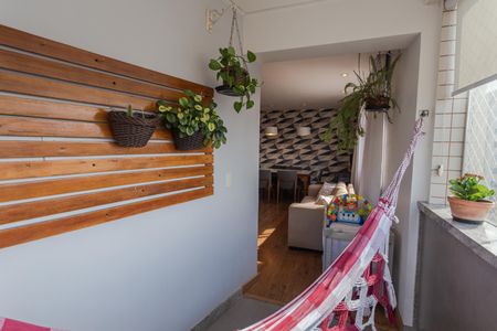 Varanda da Sala de apartamento à venda com 3 quartos, 87m² em Cidade Nova, Belo Horizonte