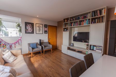 Sala de apartamento à venda com 3 quartos, 87m² em Cidade Nova, Belo Horizonte
