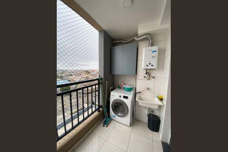 Área de serviço de apartamento para alugar com 2 quartos, 43m² em Santa Maria, Santo André