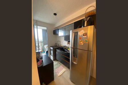 Cozinha de apartamento para alugar com 2 quartos, 43m² em Santa Maria, Santo André