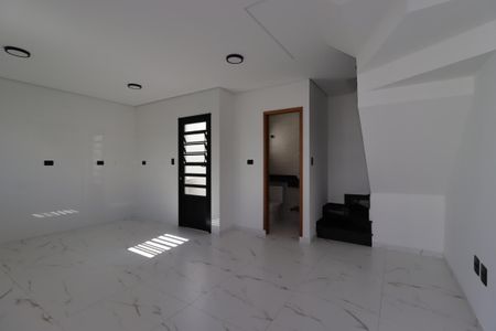 Sala de casa à venda com 2 quartos, 66m² em Vila Camilópolis, Santo André
