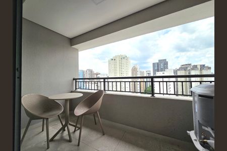Studio para alugar com 26m², 1 quarto e sem vagaVaranda