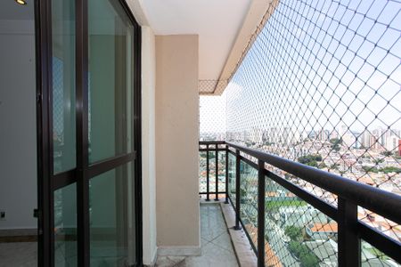 Varanda da Sala de apartamento à venda com 2 quartos, 57m² em Tatuapé, São Paulo