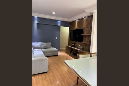 Sala de apartamento à venda com 3 quartos, 82m² em Santa Terezinha, Santo André
